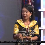 Lenny M Mooy, Koordinator Program GEF SGP Indonesia dan Kupang Batanam saat jelaskan Pertanian Adaptif di TVRI pada Kamis (14/11)