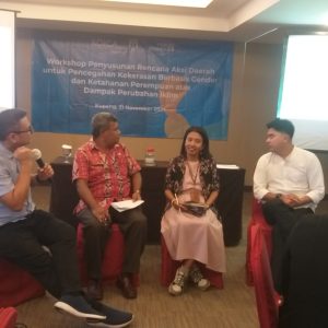 Lenny M Mooy Koordinator Proyek Kupang Batanam Sharing Cerita Baik Aksi Perempuan NTT dalam Adaptasi Perubahan Iklim dan Kekerasan Berbasis Gender